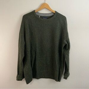 Thelonious C New York‎ Green Lambswool Crewneck Sweater Knit Women’s Large
